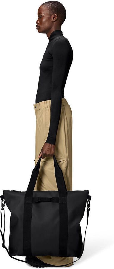 Rains Waterdichte Tote Bag Zwart Black Unisex
