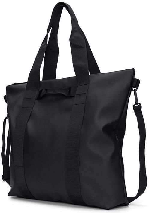 Rains Waterdichte Tote Bag Zwart Black Unisex - Foto 2