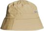 Rains Zand Bucket Hat met PU Fabric Beige Unisex - Thumbnail 1