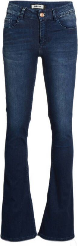 Raizzed flared jeans Melbourne dark blue stone Blauw Meisjes Stretchdenim 152