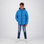 Raizzed gewatteerde winterjas Tampa met tekst frisblauw Jongens Polyester Capuchon 104 - Thumbnail 1