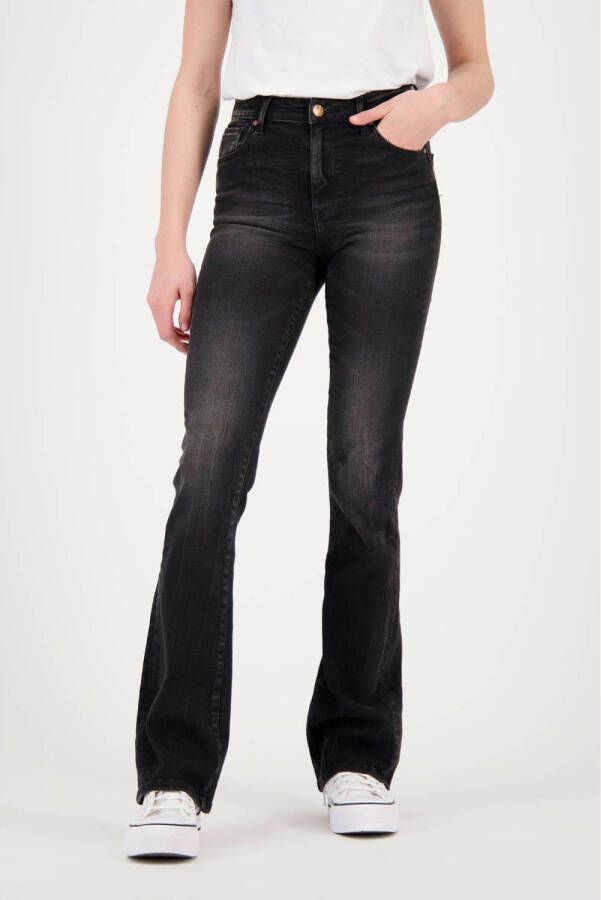 Raizzed high waist bootcut jeans Faye zwart