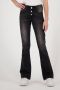 Raizzed high waist flared jeans Melbourne black Zwart Meisjes Stretchdenim 104 - Thumbnail 2