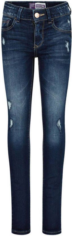 Raizzed high waist skinny jeans Chelsea dark blue stone Blauw Meisjes Stretchdenim 104