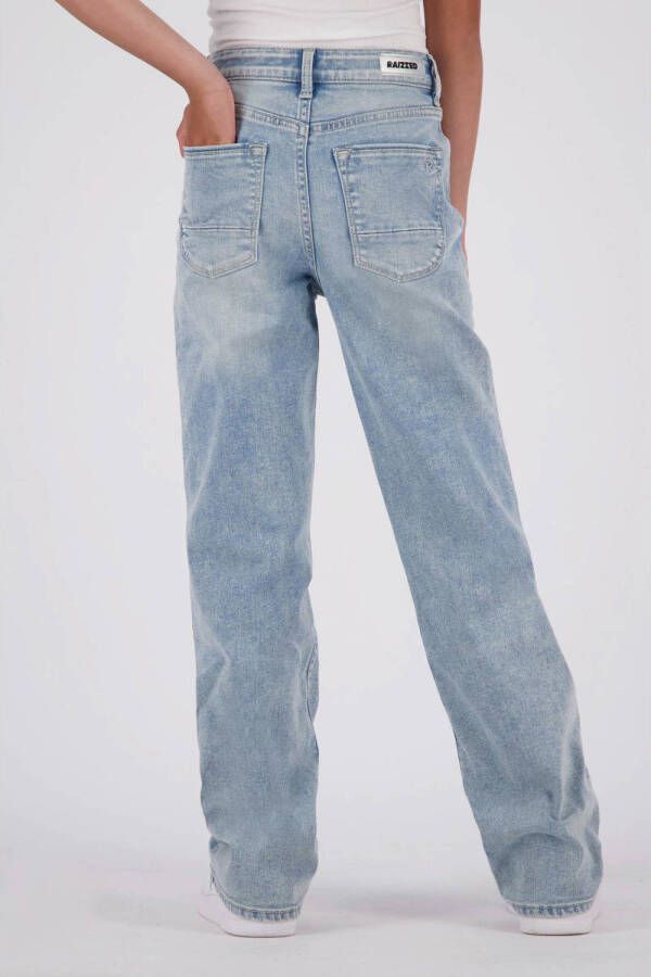 Raizzed high waist straight fit jeans light blue stone