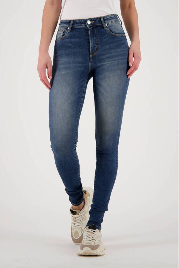 Raizzed high waist super skinny jeans Blossom donkerblauw