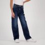 Raizzed high waist wide leg jeans Mississippi dark blue stone Blauw Meisjes Stretchdenim 104 - Thumbnail 1