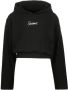 Raizzed hoodie Sarah met tekst en textuur zwart Sweater Tekst 116 - Thumbnail 1