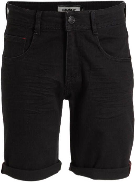 Raizzed low waist short Oregon black Korte broek Zwart Jongens Stretchdenim 128