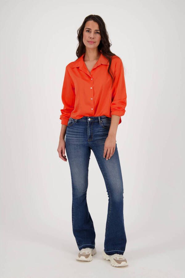 Raizzed oversized blouse oranje