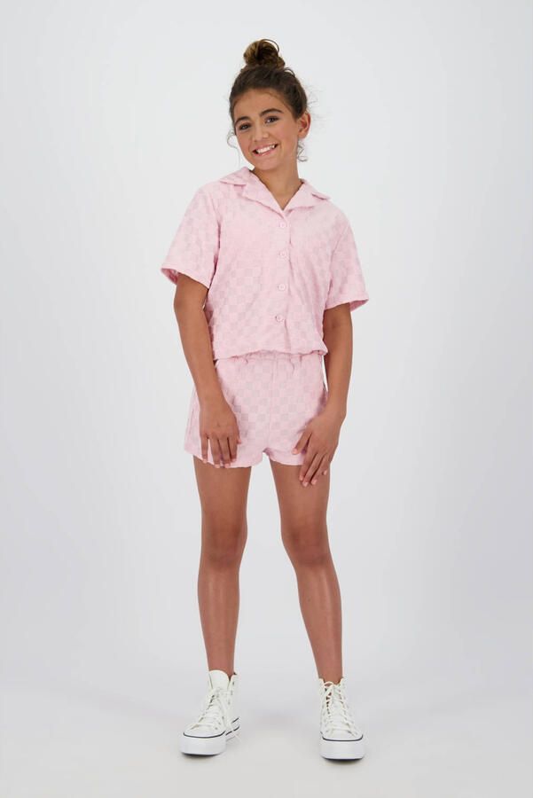 Raizzed blouse lichtroze - Foto 1