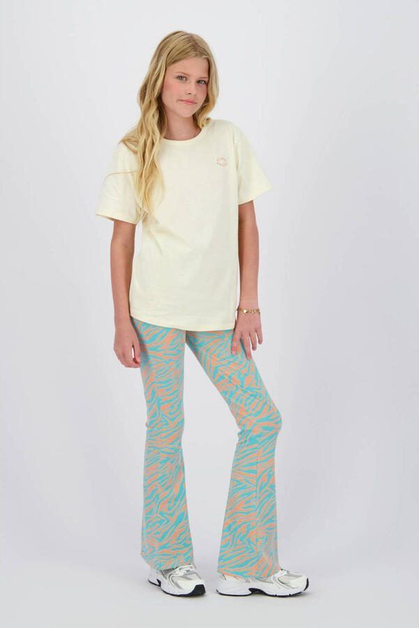 Raizzed flared legging turquoise