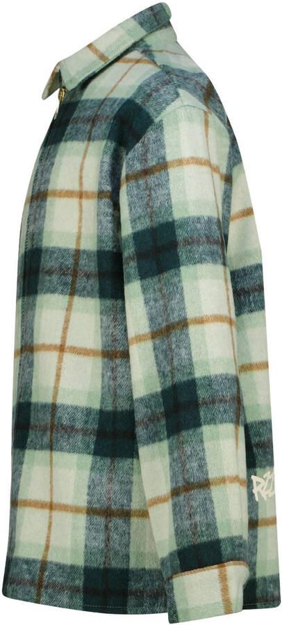 Raizzed geruit overshirt donkergroen Overhemd Jongens Polyester Klassieke kraag - Foto 3