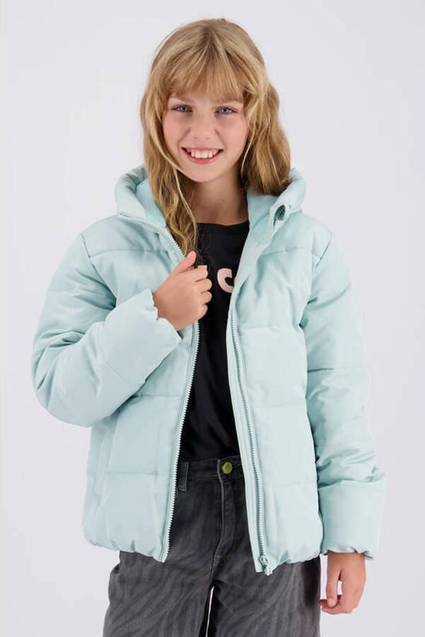 Raizzed gewatteerde winterjas blauw Meisjes Polyester Capuchon Effen - Foto 2