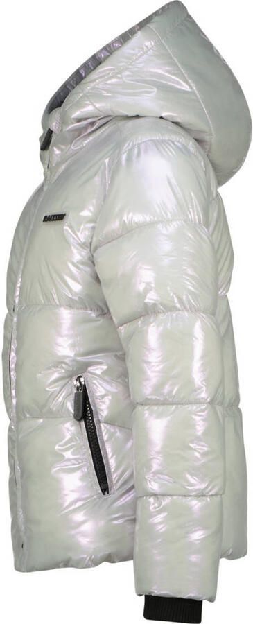 Raizzed gewatteerde winterjas Marly zilver metallic Meisjes Polyester Capuchon 116 - Foto 2