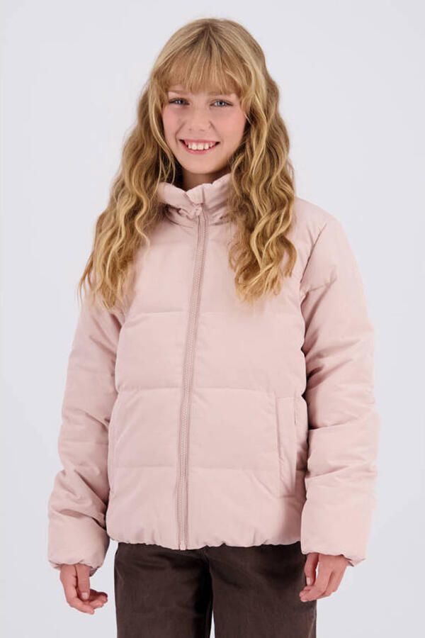Raizzed gewatteerde winterjas roze Meisjes Polyester Capuchon Effen - Foto 3
