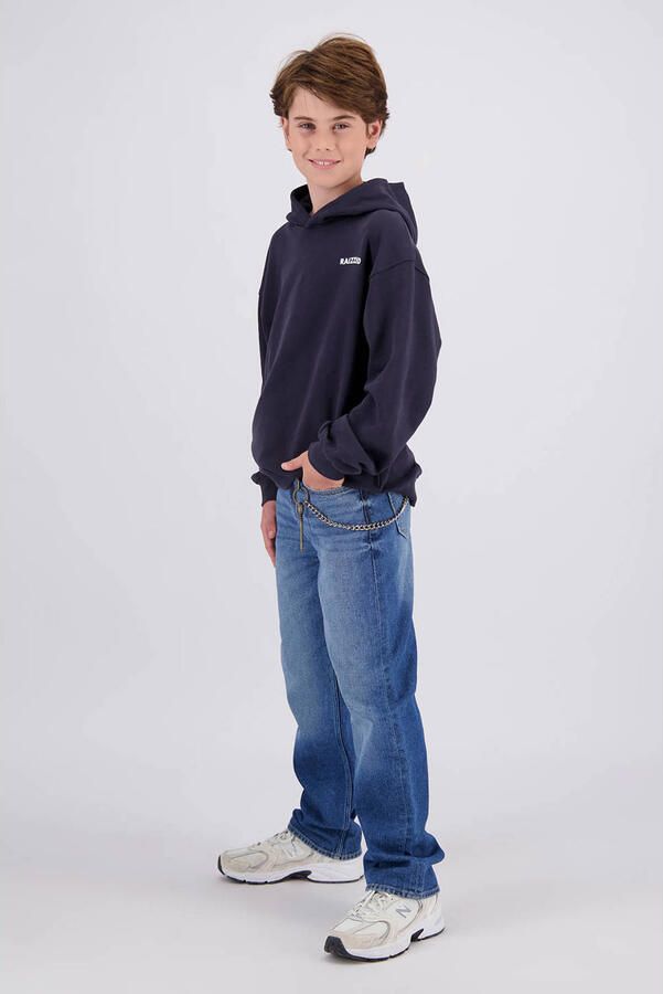 Raizzed Hanoi baggy loose fit jeans mediumblauw - Foto 4