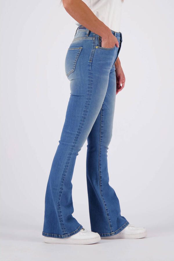 Raizzed high waist flared jeans Sunrise light blue denim - Foto 2