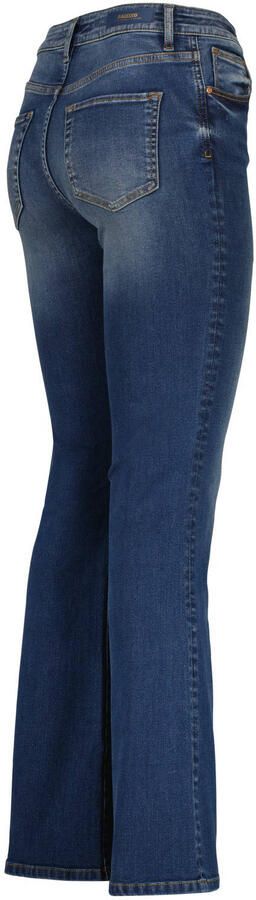Raizzed Donkerblauwe High Waist Bootcut Jeans Blue Dames - Foto 2