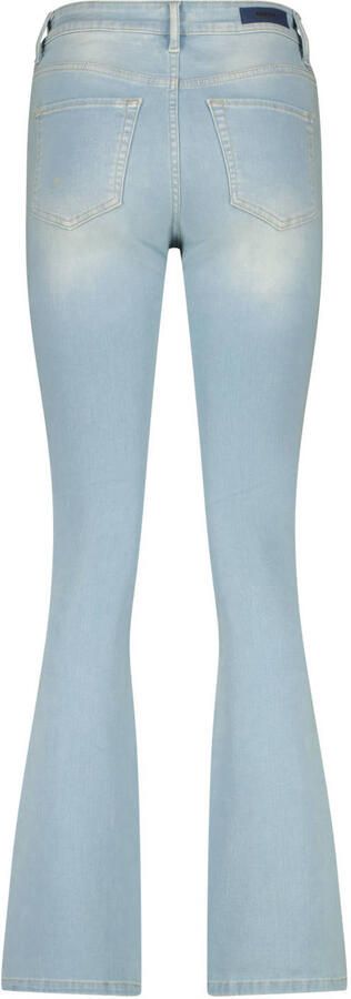 Raizzed high waist flared jeans light blue denim