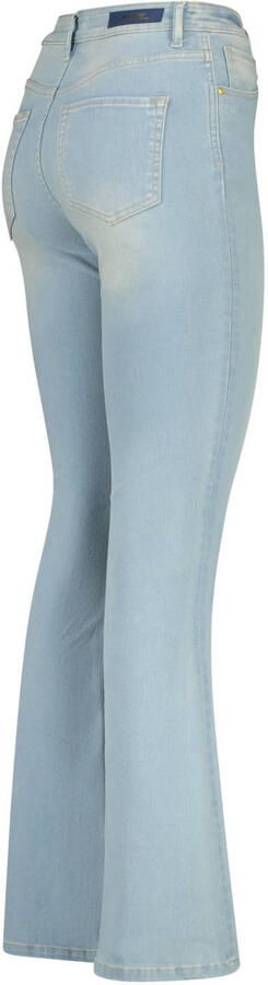 Raizzed high waist flared jeans light blue denim - Foto 3