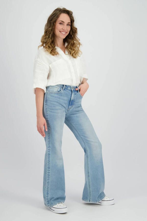 Raizzed high waist flared jeans medium blue denim - Foto 2