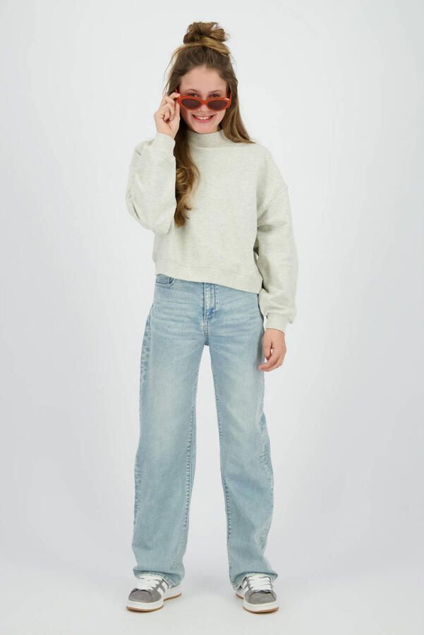 Raizzed high waist wide leg jeans light blue denim