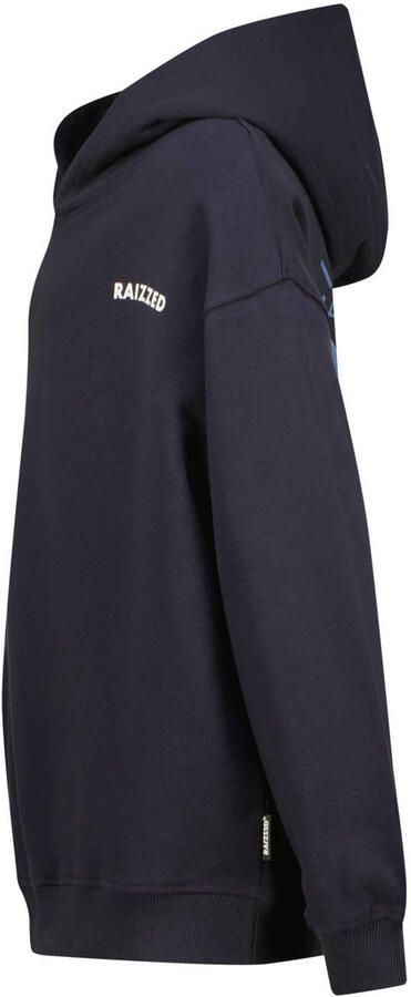 Raizzed hoodie met backprint donkerblauw - Foto 3