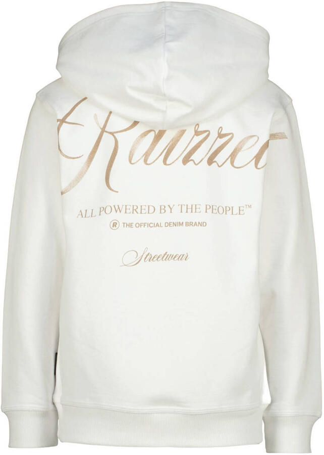Raizzed hoodie met backprint wit - Foto 2