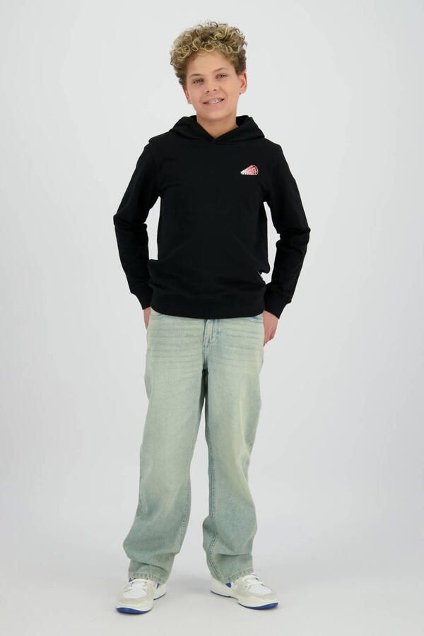 Raizzed hoodie met backprint zwart