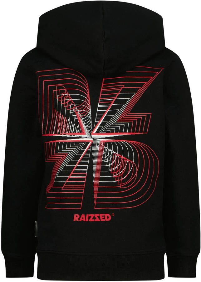 Raizzed hoodie met backprint zwart - Foto 2
