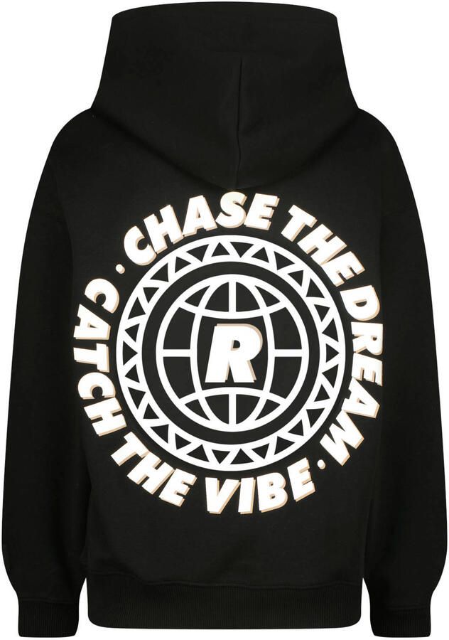 Raizzed hoodie met backprint zwart - Foto 2