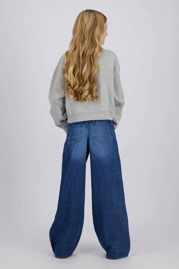 Raizzed wide leg jeans mid blue stone Blauw Meisjes Denim Effen - Foto 3