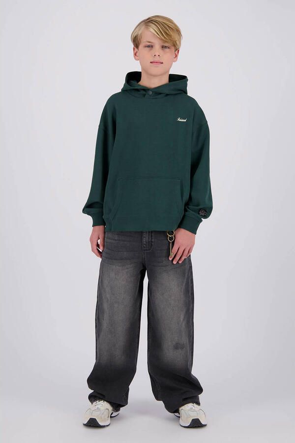 Raizzed oversized hoodie met backprint donkergroen Sweater Backprint