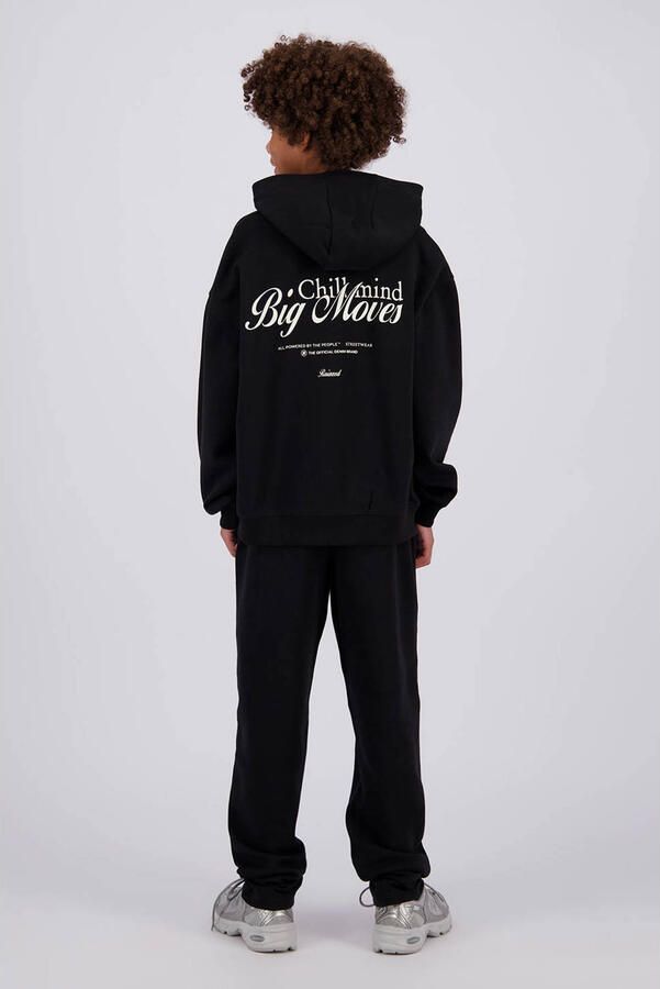 Raizzed oversized hoodie met backprint zwart Sweater Backprint - Foto 2