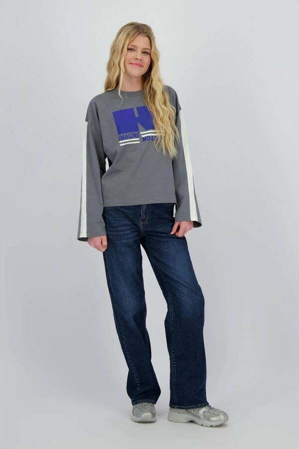 Raizzed longsleeve grijs