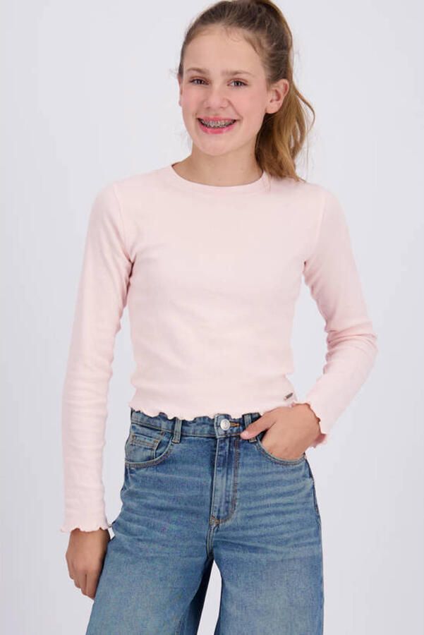 Howlin' Stretch-katoenen broek met textuur Bruin