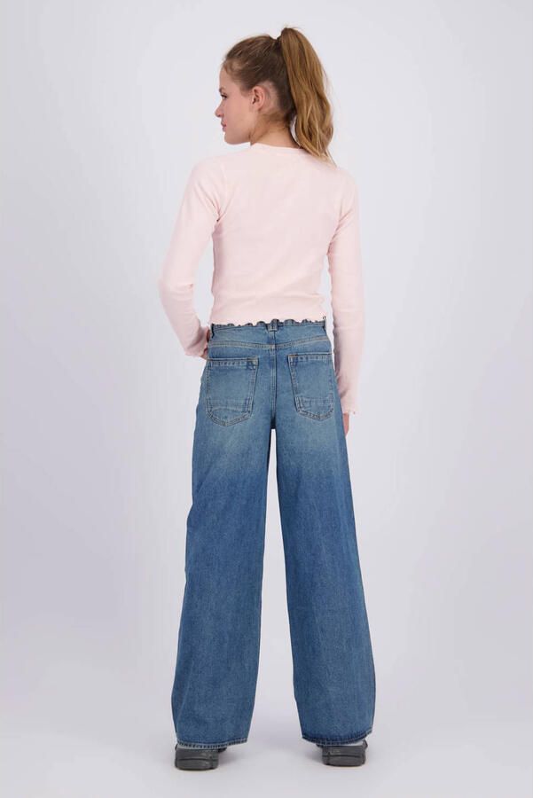 Howlin' Stretch-katoenen broek met textuur Bruin - Foto 3