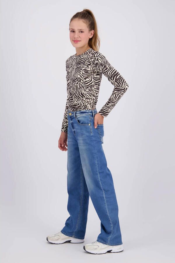 Raizzed Mississippi wide leg jeans mediumblauw - Foto 2