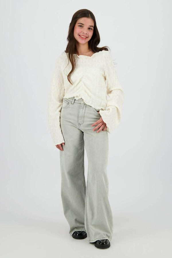 Raizzed Monaco wide leg jeans grey denim