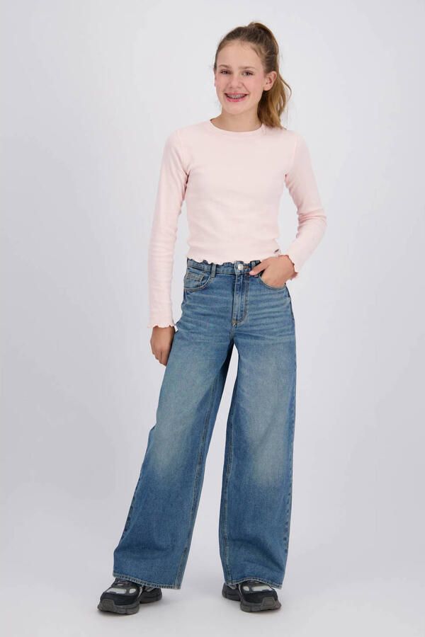 Raizzed Monaco wide leg jeans mediumblauw