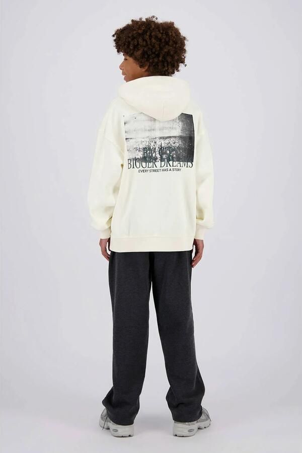 Raizzed oversized hoodie met backprint ivoor - Foto 5