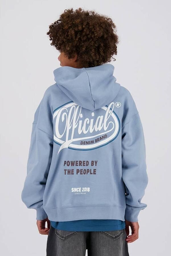 Raizzed oversized hoodie met backprint lichtblauw Sweater Backprint - Foto 3