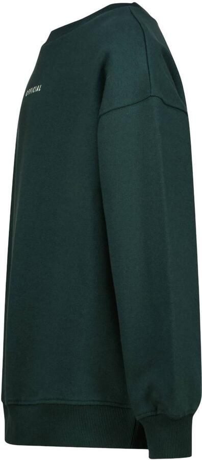 Raizzed oversized sweater met backprint donkergroen Backprint - Foto 2