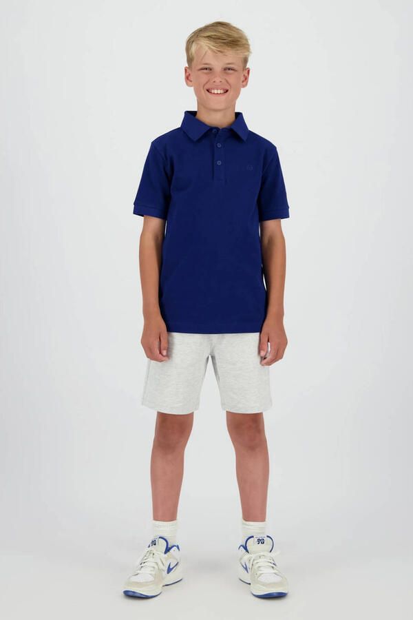 Raizzed pique polo donkerblauw