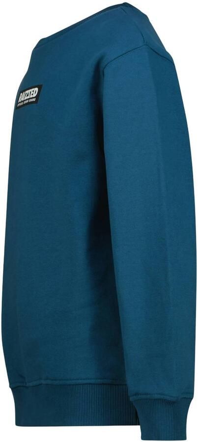 Raizzed rechtvallende sweater met logo blauw Logo - Foto 2