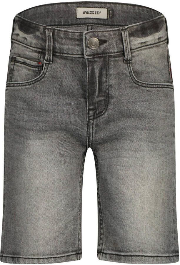 Raizzed regular denim short grey denim