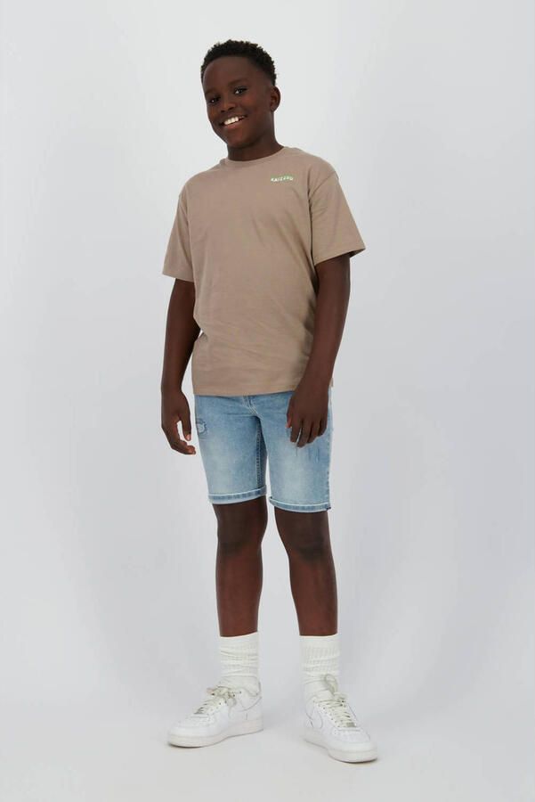 Raizzed regular denim short light blue denim