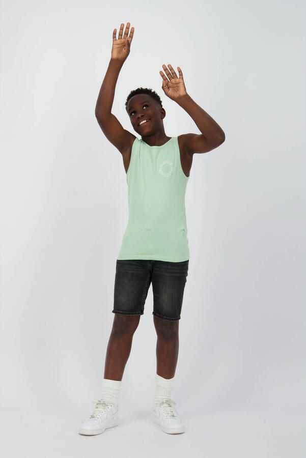 Raizzed regular fit denim bermuda dark grey stone - Foto 4