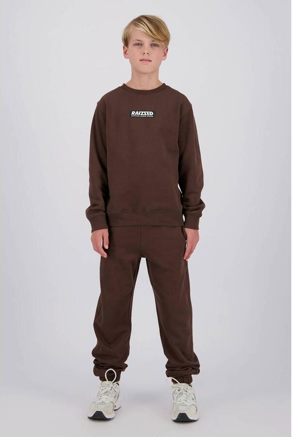 Raizzed regular fit joggingbroek camel